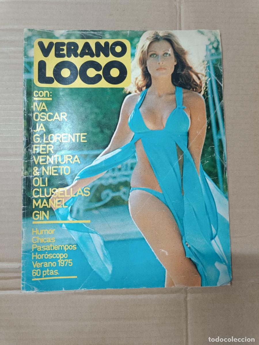 Coleccionismo de revistas y peri&oacute;dicos: ANTIGUA REVISTA DE HUMOR VERANO LOCO, 1975, TIPO EL JUEVES, SATIRICA DESTAPE, TRANSICION POLITICA P3