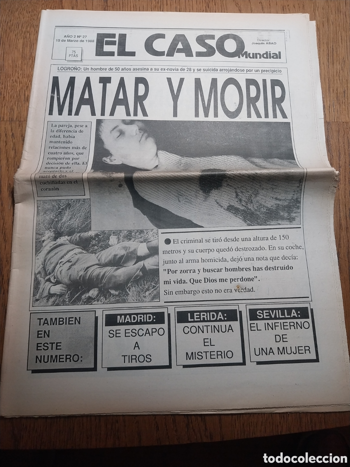 Coleccionismo de revistas y peri&oacute;dicos: EL CASO 1988 LOGRO&Ntilde;O .