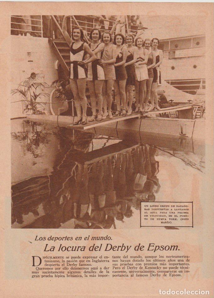 Sammeln von Zeitschriften und Zeitungen: * DEPORTES * Derby de Epsom; boxeo: Larry Gains; golf: John de Forest; ciclismo: Louyet...-1935