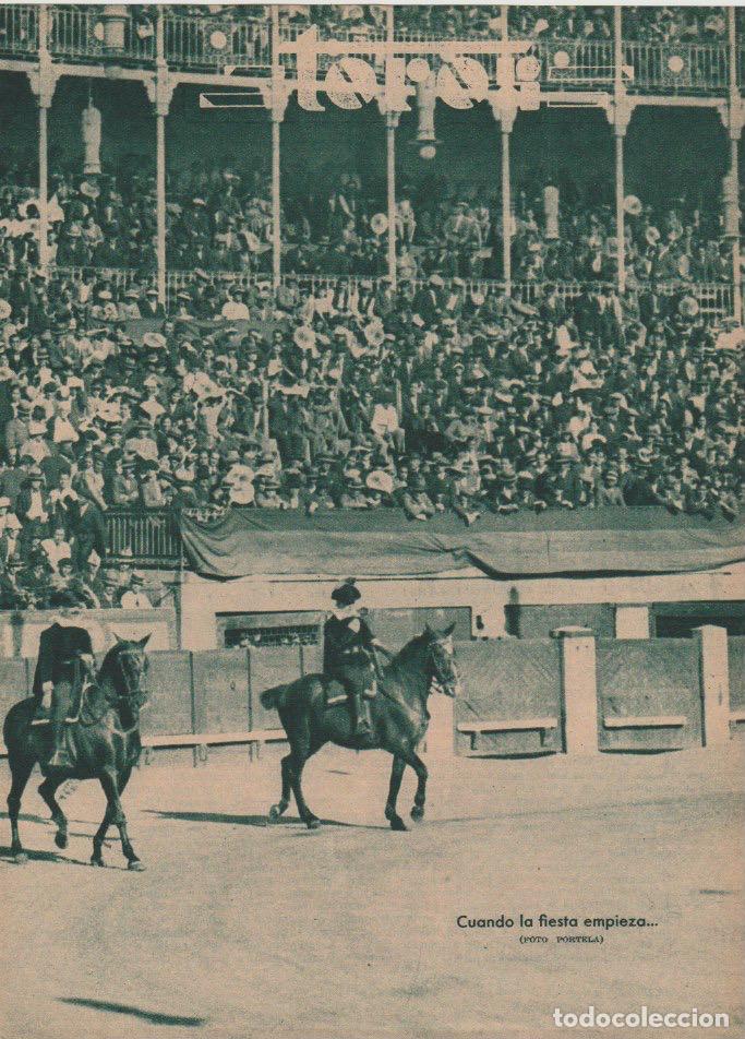 Coleccionismo de revistas y peri&oacute;dicos: * TOROS Y TOREROS * El brindis; Armillita Chico, Contreras, Domingo Ortega, Maravilla ...- 1935