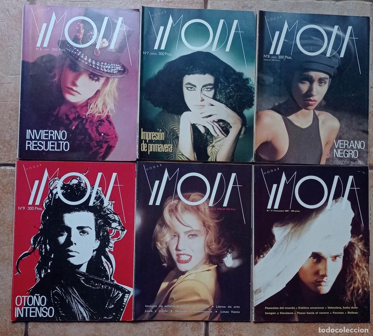 Coleccionismo de revistas y peri&oacute;dicos: YMODA REVISTA N&ordm;6, 7, 8, 9, 10, 11, 12, 13, 14, 15, 19, 2O, 22, 1987, 2000, 2005 Y 2015