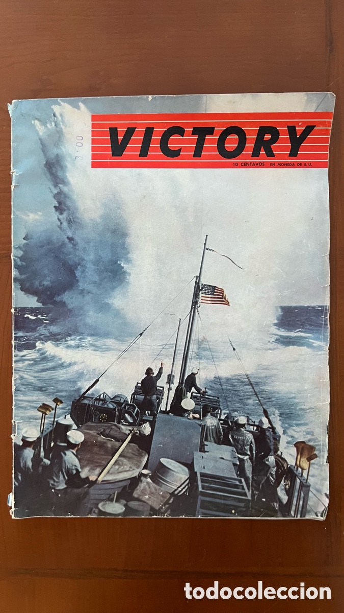 Coleccionismo de revistas y peri&oacute;dicos: VICTORY (revista del ej&eacute;rcito de EE UU), edici&oacute;n espa&ntilde;ola (1943) Vol 1 , N&ordm; 3