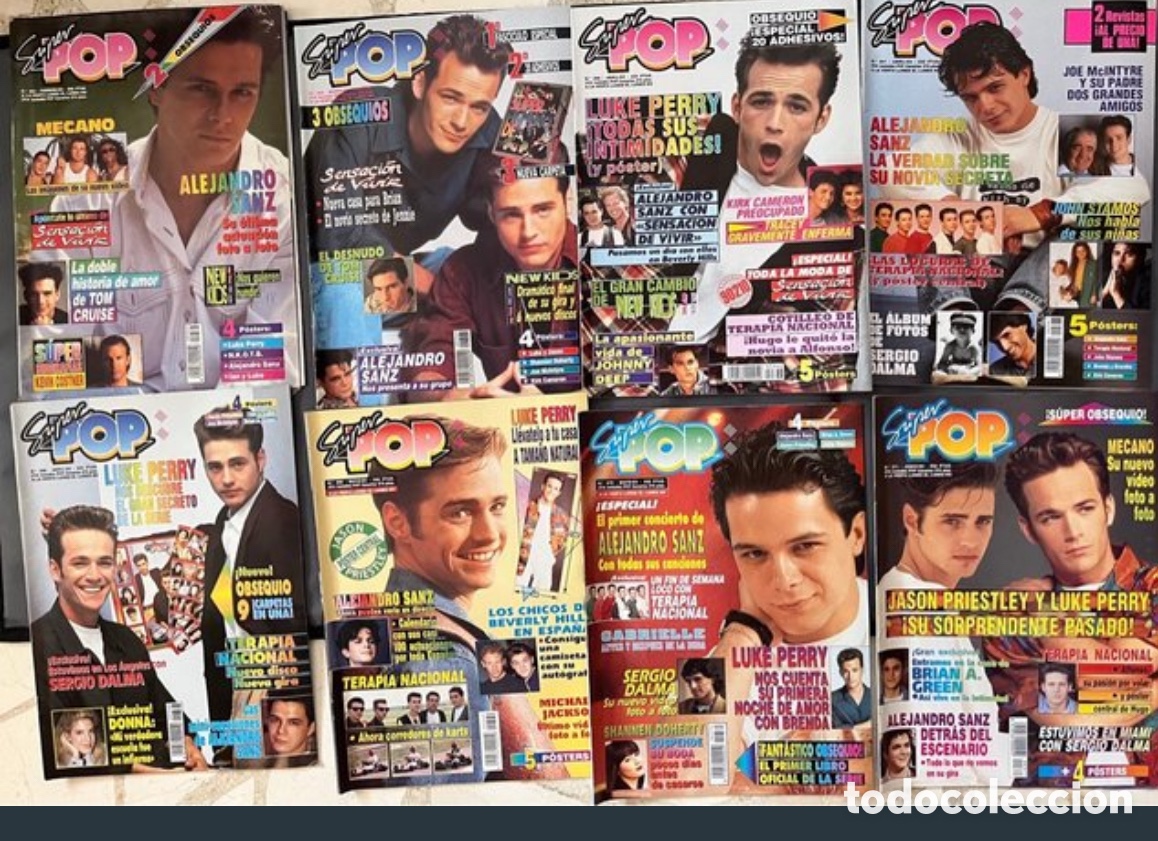 Coleccionismo de revistas y peri&oacute;dicos: Lote 8 revistas Super POP 1992
