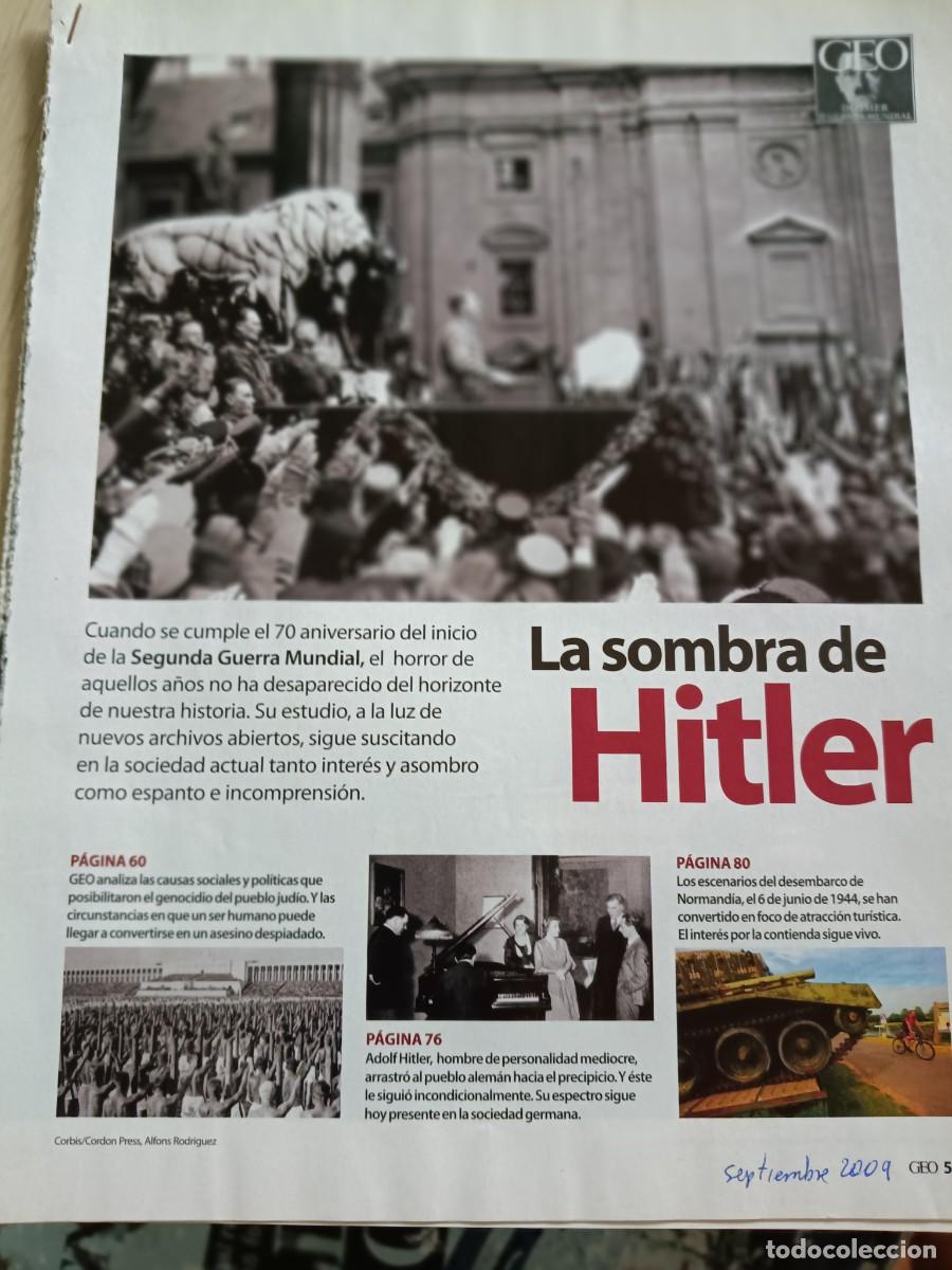 Coleccionismo de revistas y peri&oacute;dicos: HITLER: SU ASCENSO AL PODER Y SU PERSONALIDAD. DOSSIER 20 P&Aacute;GINAS DE REVISTA GEO SEPTIEMBRE 2009