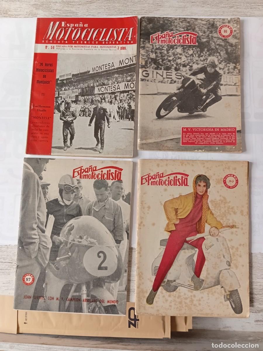 Coleccionismo de revistas y peri&oacute;dicos: Lote 4 revistas Espa&ntilde;a motociclista .