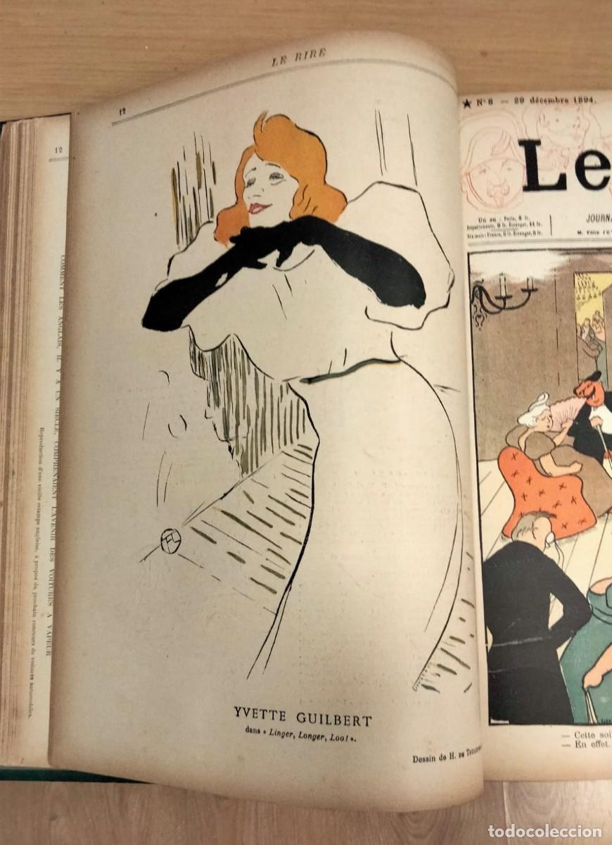 Coleccionismo de revistas y peri&oacute;dicos: Le Rire, 1894-1897. Toulouse-Lautrec, todas sus ilustraciones (10 en color, 7 en blanco y negro).