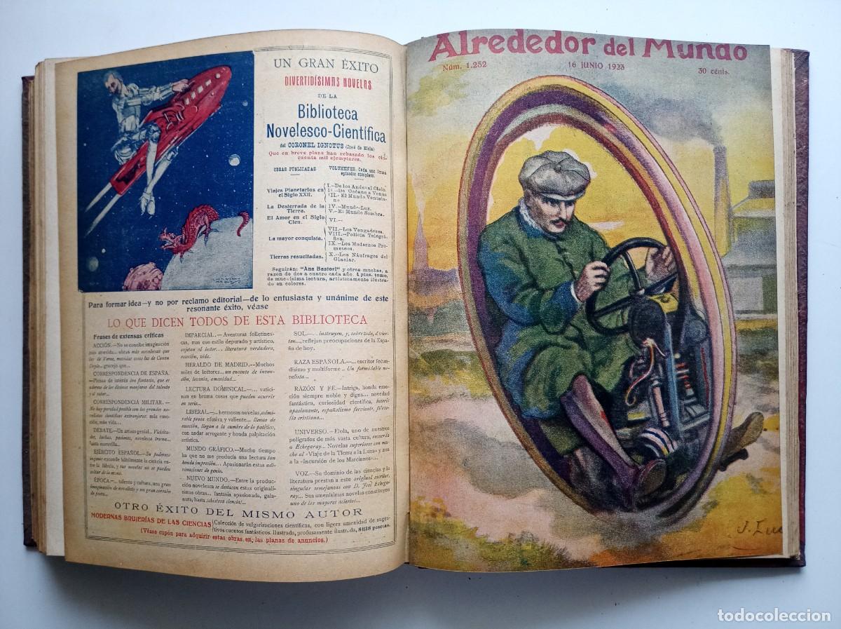 Coleccionismo de revistas y peri&oacute;dicos: ALREDEDOR DEL MUNDO. VOLUMEN 27 REVISTAS SOBRE VIAJES Y DESCUBRIMIENTOS ANTIGUOS. 1923. ILUSTRADO