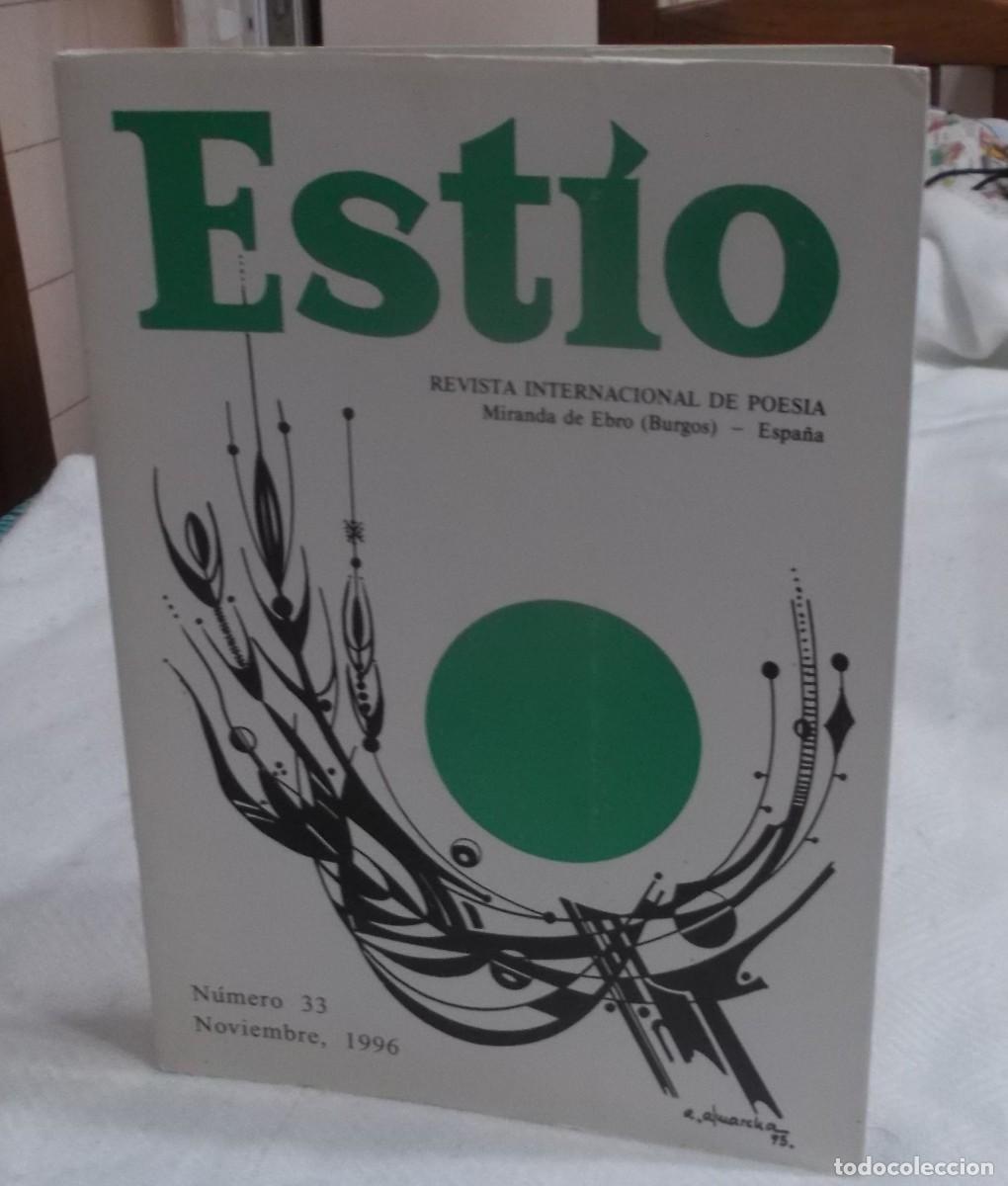 Coleccionismo de revistas y peri&oacute;dicos: revista internacional de poesia Estio n&ordm; 33 noviembre 1996