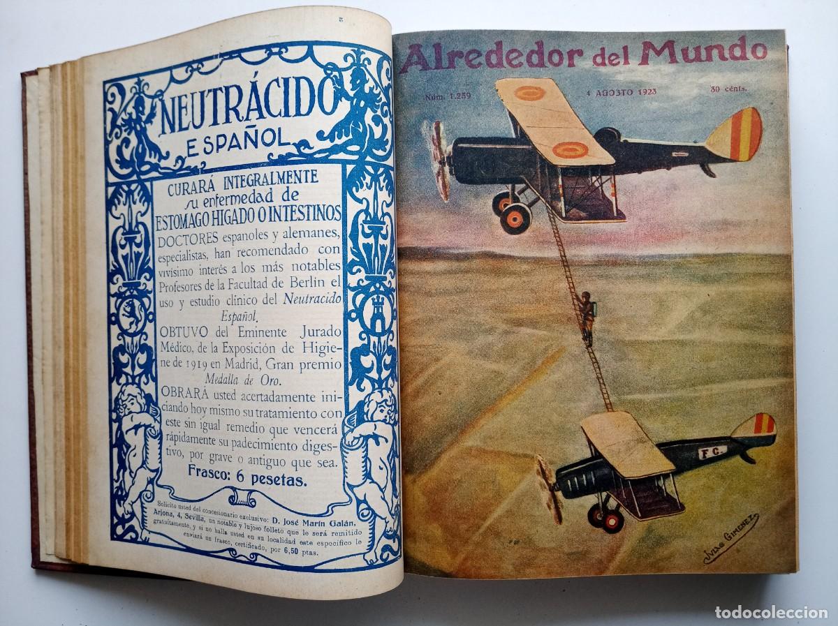 Collezionismo di Riviste e Giornali: ALREDEDOR DEL MUNDO. VOLUMEN 27 REVISTAS SOBRE VIAJES Y DESCUBRIMIENTOS ANTIGUOS.1923 II ILUSTRADO