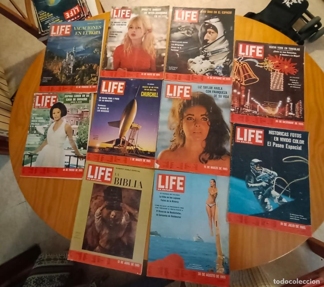 Coleccionismo de revistas y peri&oacute;dicos: Revista LIFE, lote de 10 revistas 1965