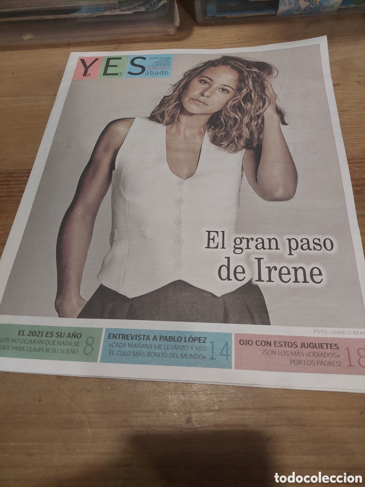Coleccionismo de revistas y peri&oacute;dicos: REVISTA GALLEGA YES 356 VOZ GALICIA Irene escobar actriz ver sumario