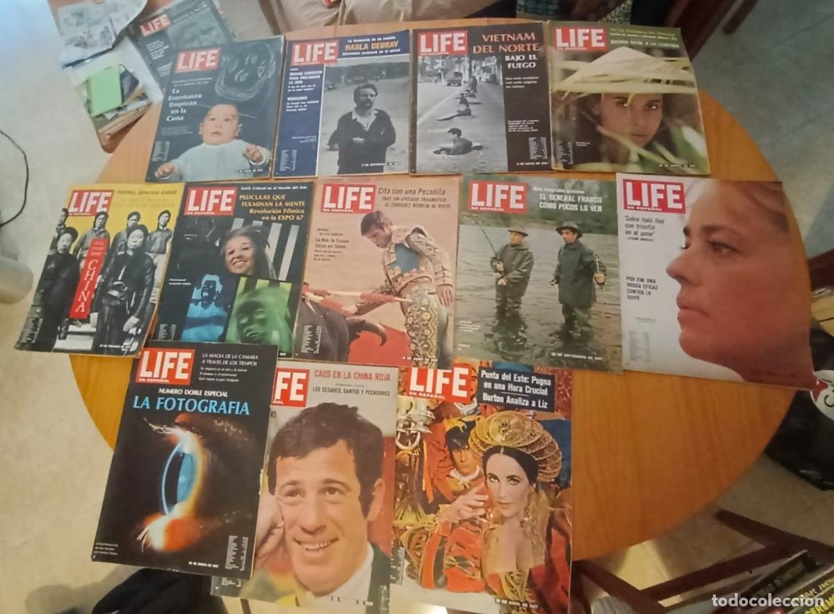 Coleccionismo de revistas y peri&oacute;dicos: Revista LIFE, lote de 12 revistas 1967