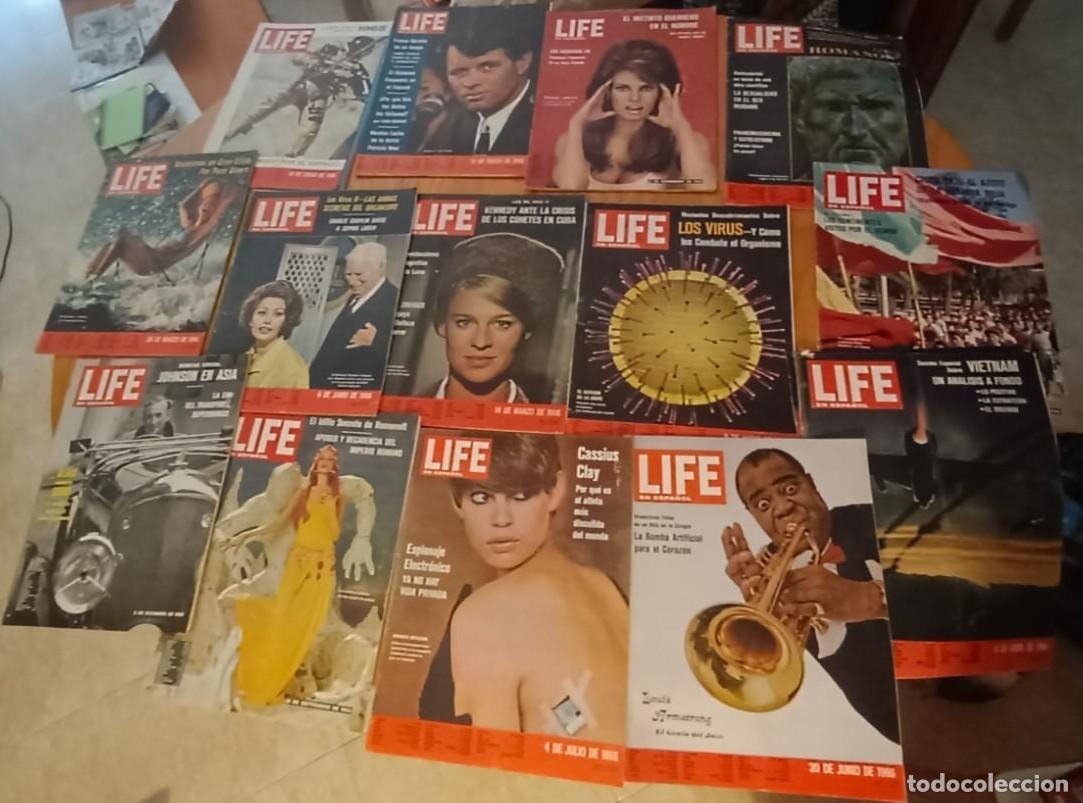 Coleccionismo de revistas y peri&oacute;dicos: Revista LIFE, lote de 14 revistas 1966