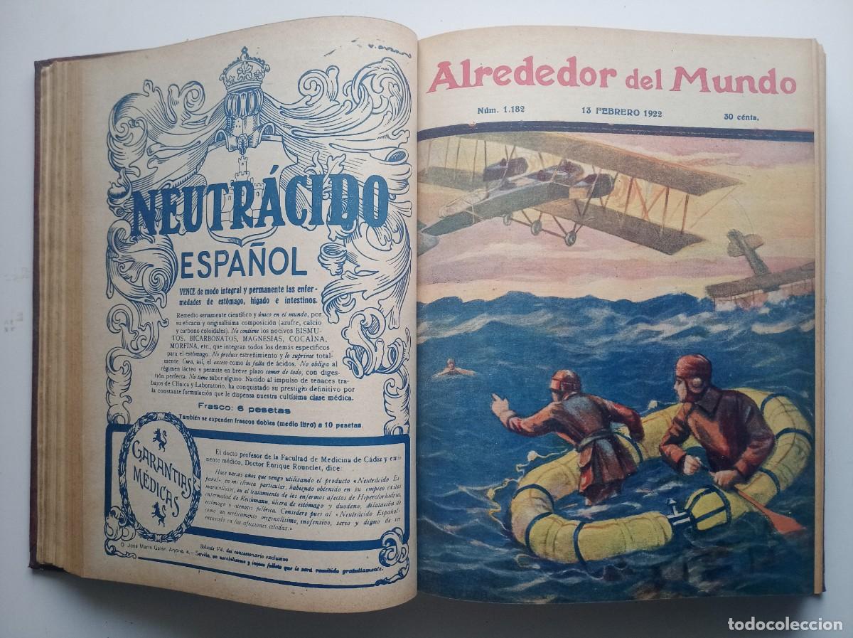 Coleccionismo de revistas y peri&oacute;dicos: ALREDEDOR DEL MUNDO. VOLUMEN 27 REVISTAS SOBRE VIAJES Y DESCUBRIMIENTOS ANTIGUOS. 1922. ILUSTRADO