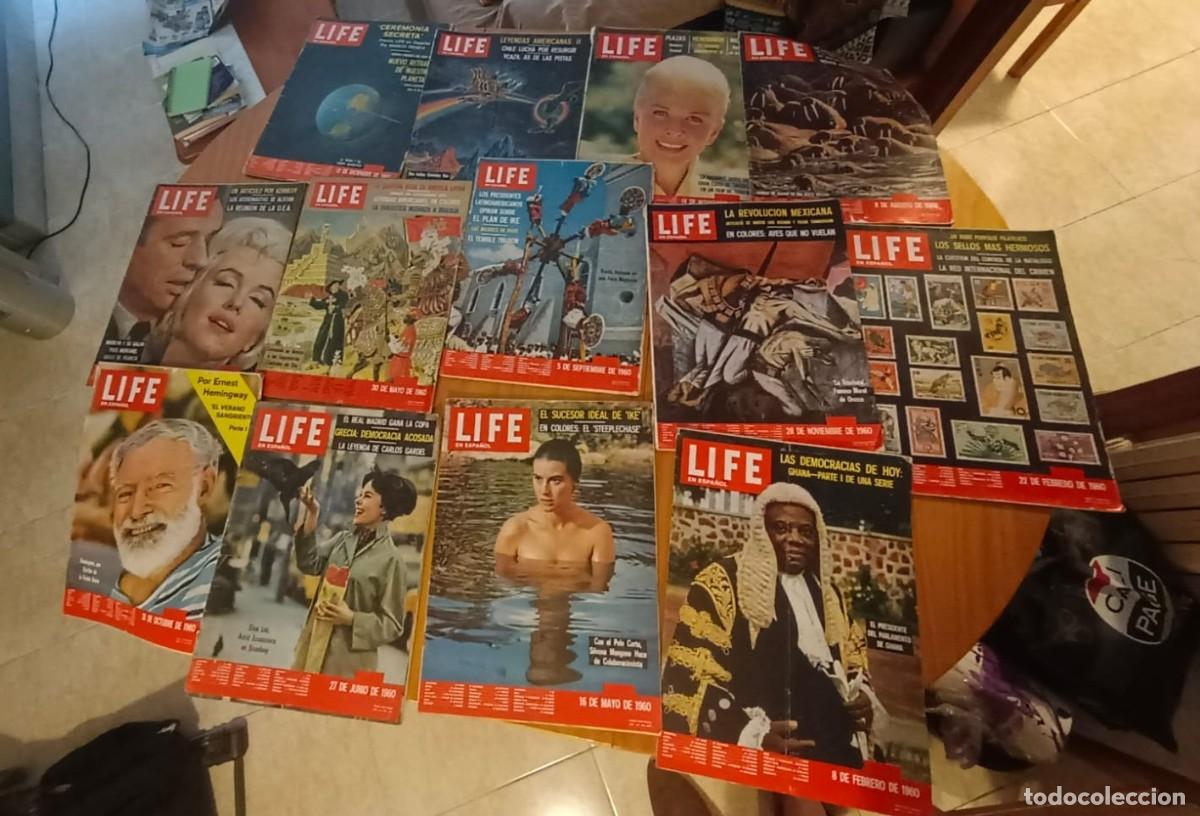 Coleccionismo de revistas y peri&oacute;dicos: Revista LIFE, lote de 20 revistas 1960