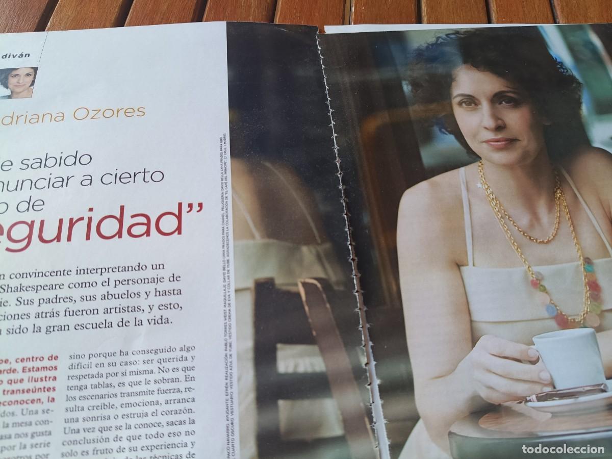 Coleccionismo de revistas y peri&oacute;dicos: ENTREVISTA A ADRIANA OZORES. 6 P&Aacute;GINAS EXTRA&Iacute;DAS DE REVISTA PSYCOLOGIES AGOSTO 2008.
