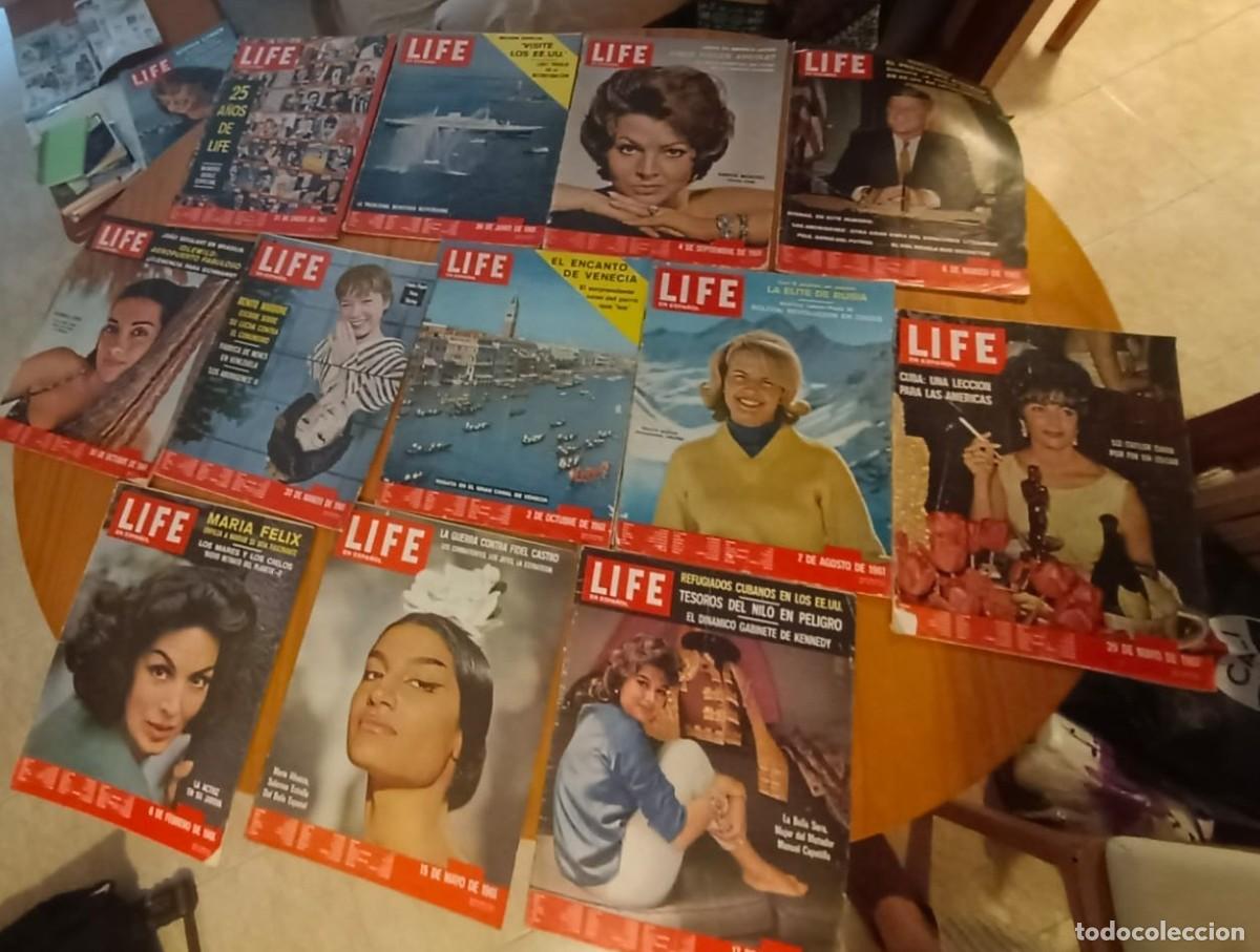 Colecionismo de Revistas e Jornais: Revista LIFE, lote de 18 revistas 1961