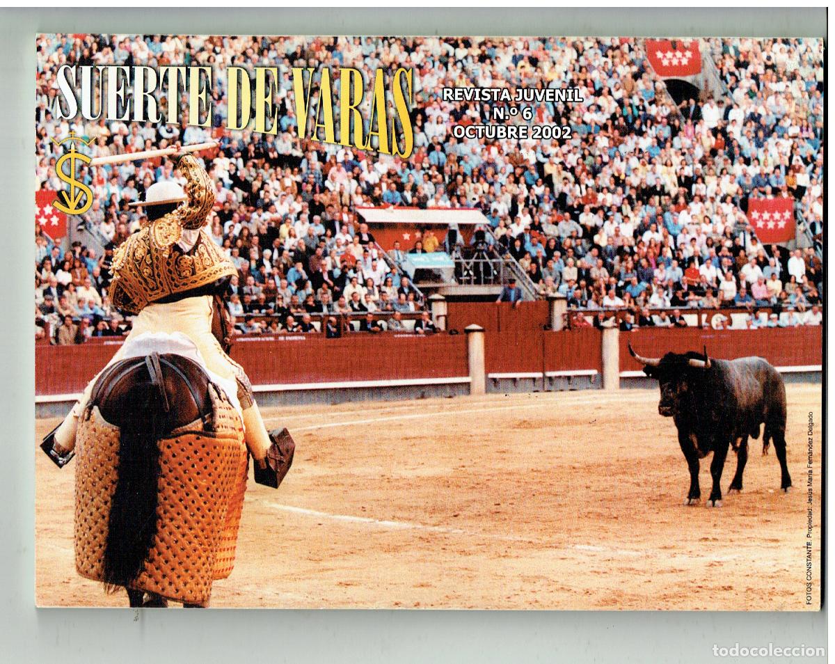 Coleccionismo de revistas y peri&oacute;dicos: SUERTE DE VARAS. REVISTA JUVENIL N&ordm; 6. OCTUBRE 2002. (C/41)