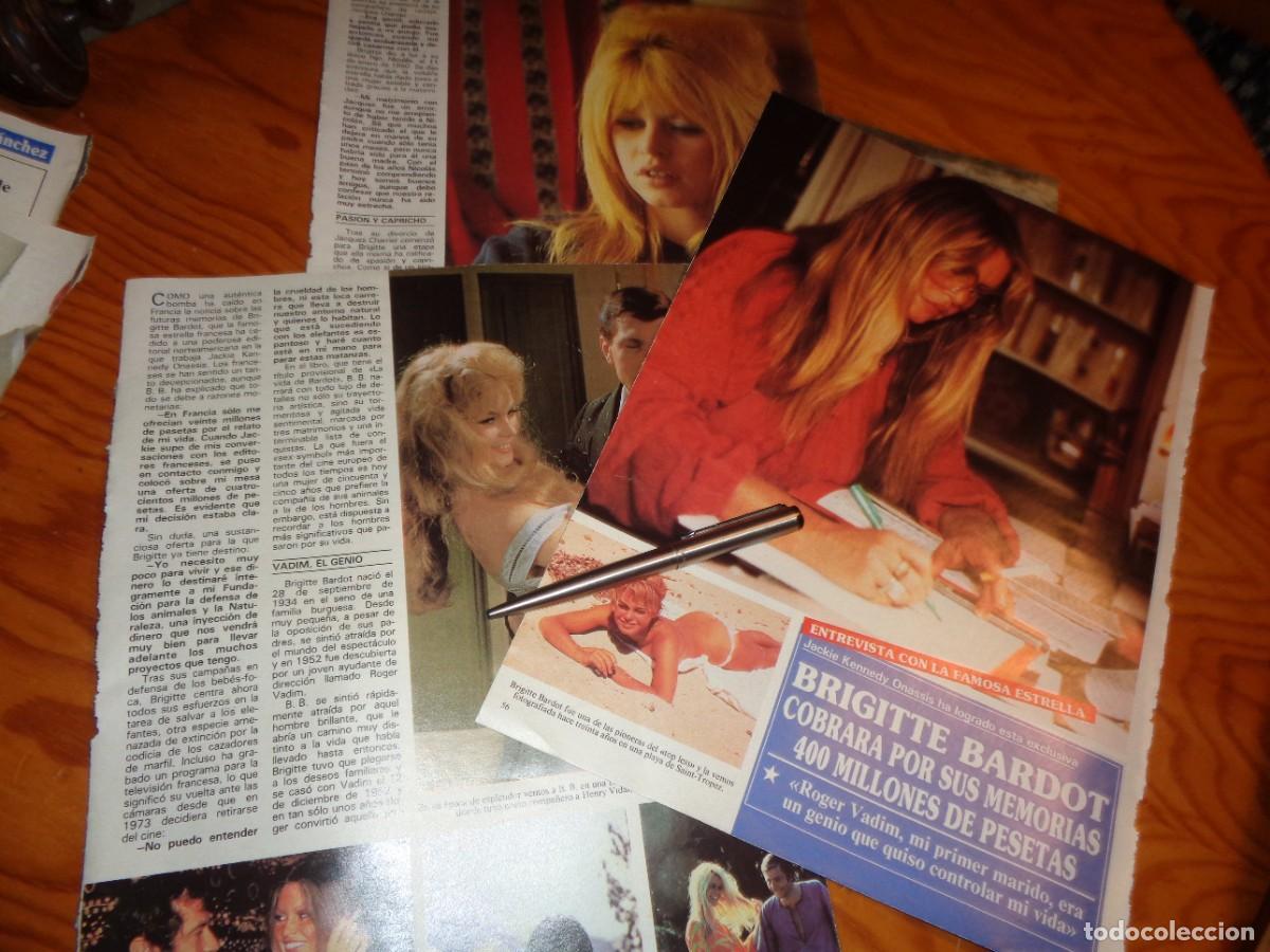 Coleccionismo de revistas y peri&oacute;dicos: RECORTE : BRIGITTE BARDOT, ESCRIBE SUS MEMORIAS. SEMANA, FBRO 1990