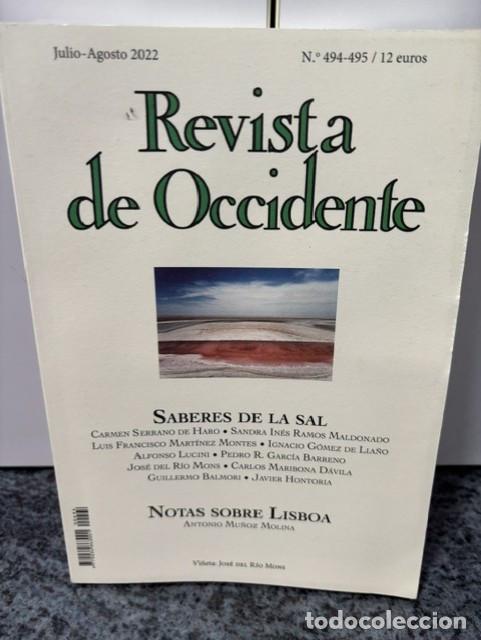 Coleccionismo de revistas y peri&oacute;dicos: REVISTA DE OCCIDENTE N&ordm; 494-495 (JULIO - AGOSTO 2022