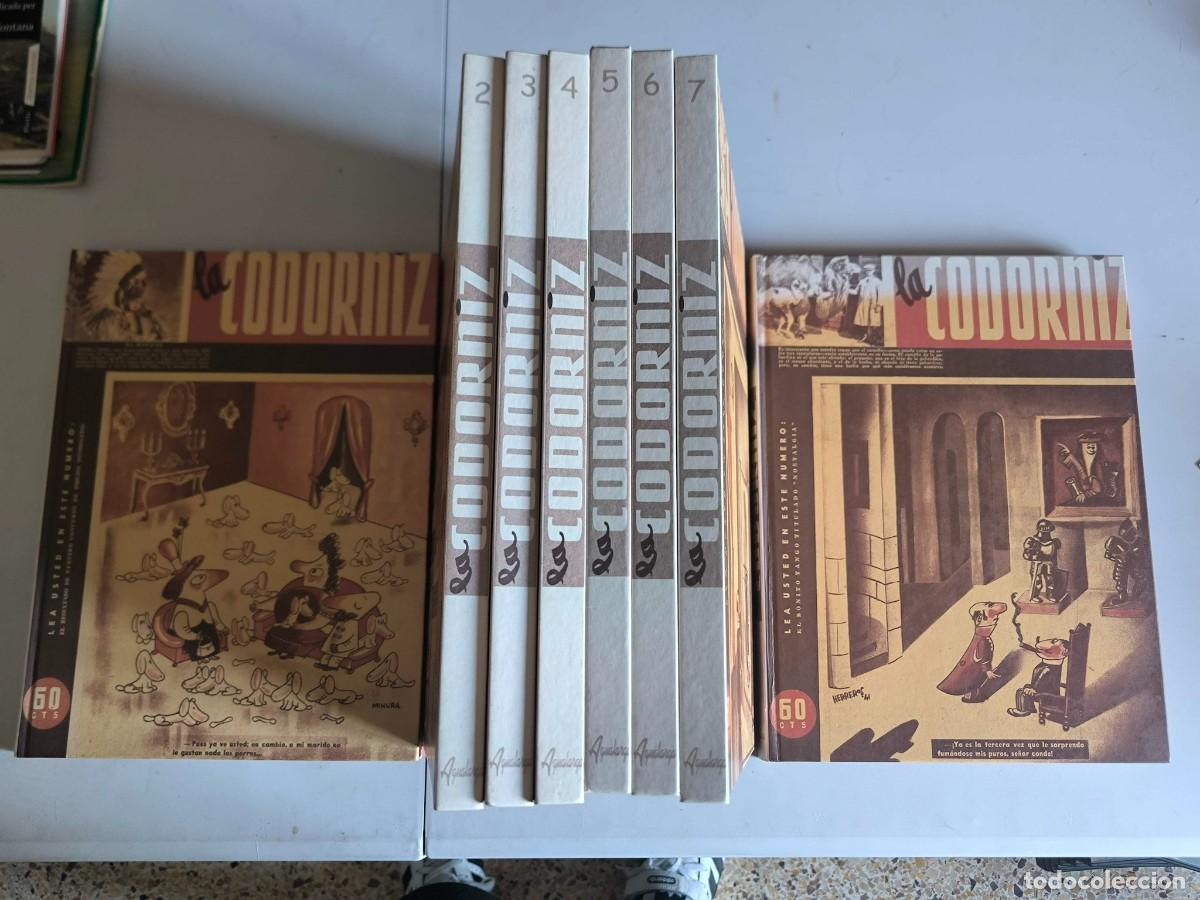 Coleccionismo de revistas y peri&oacute;dicos: LA CODORNIZ COLECCI&Oacute;N FAZSIMIL 8 TOMOS DEL 1 AL 79