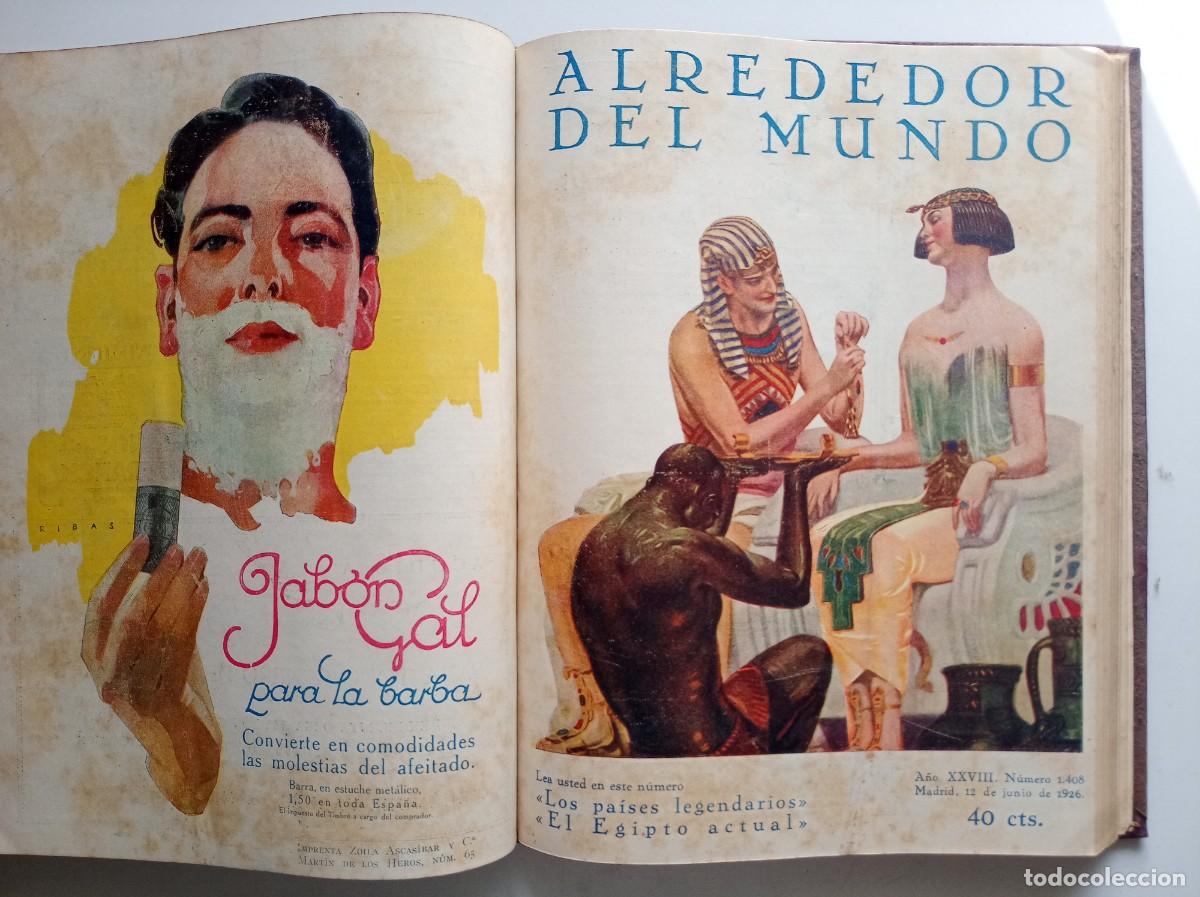 Coleccionismo de revistas y peri&oacute;dicos: ALREDEDOR DEL MUNDO. VOLUMEN 27 REVISTAS SOBRE VIAJES Y DESCUBRIMIENTOS ANTIGUOS.1926 I. ILUSTRADO