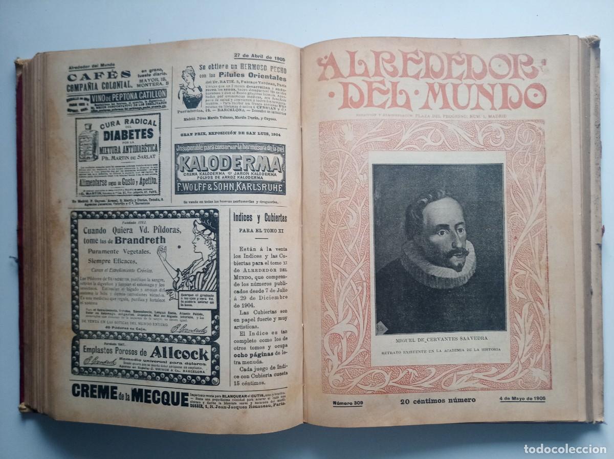 Coleccionismo de revistas y peri&oacute;dicos: ALREDEDOR DEL MUNDO. VOLUMEN 27 REVISTAS SOBRE VIAJES Y DESCUBRIMIENTOS ANTIGUOS. 1905 . ILUSTRADO