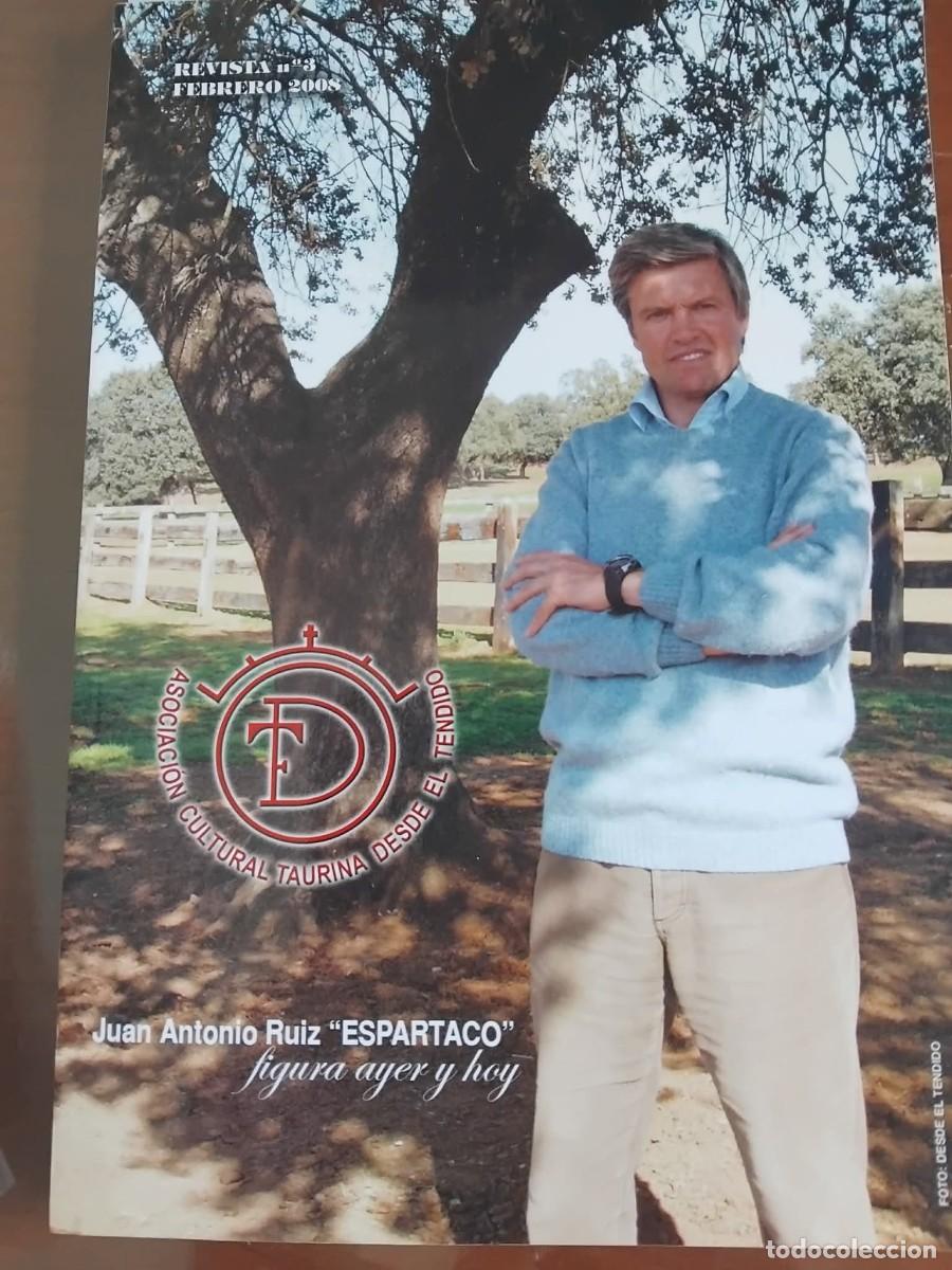 Sammeln von Zeitschriften und Zeitungen: ASOCIACI&Oacute;N CULTURAL TAURINA DESDE EL TENDIDO. EN PORTADA: ESPARTACO. N&ordm; 3. FEBRERO 2008. (C/41)