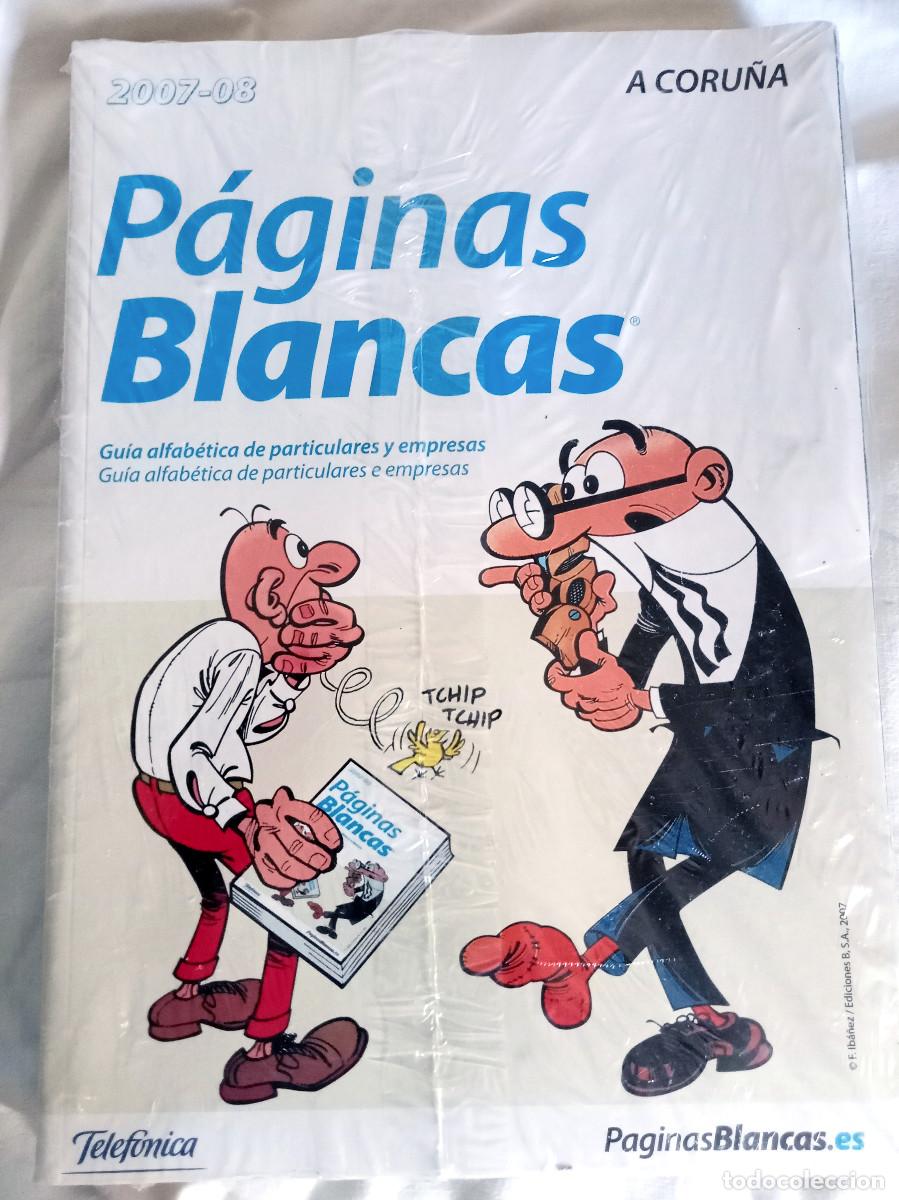 Coleccionismo de revistas y peri&oacute;dicos: P&aacute;ginas Blancas A Coru&ntilde;a 2007-2008 Precintada | Telef&oacute;nica | Mortadelo y Filem&oacute;n | Francisco Ib&aacute;&ntilde;ez