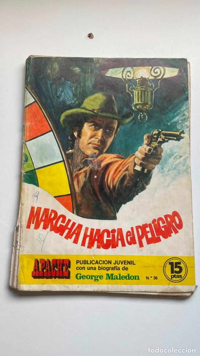 Coleccionismo de revistas y peri&oacute;dicos: Apache - Publicaci&oacute;n juvenil N.&ordm; 36: Marcha hacia el peligro (con biograf&iacute;a de George Maledon) - 15