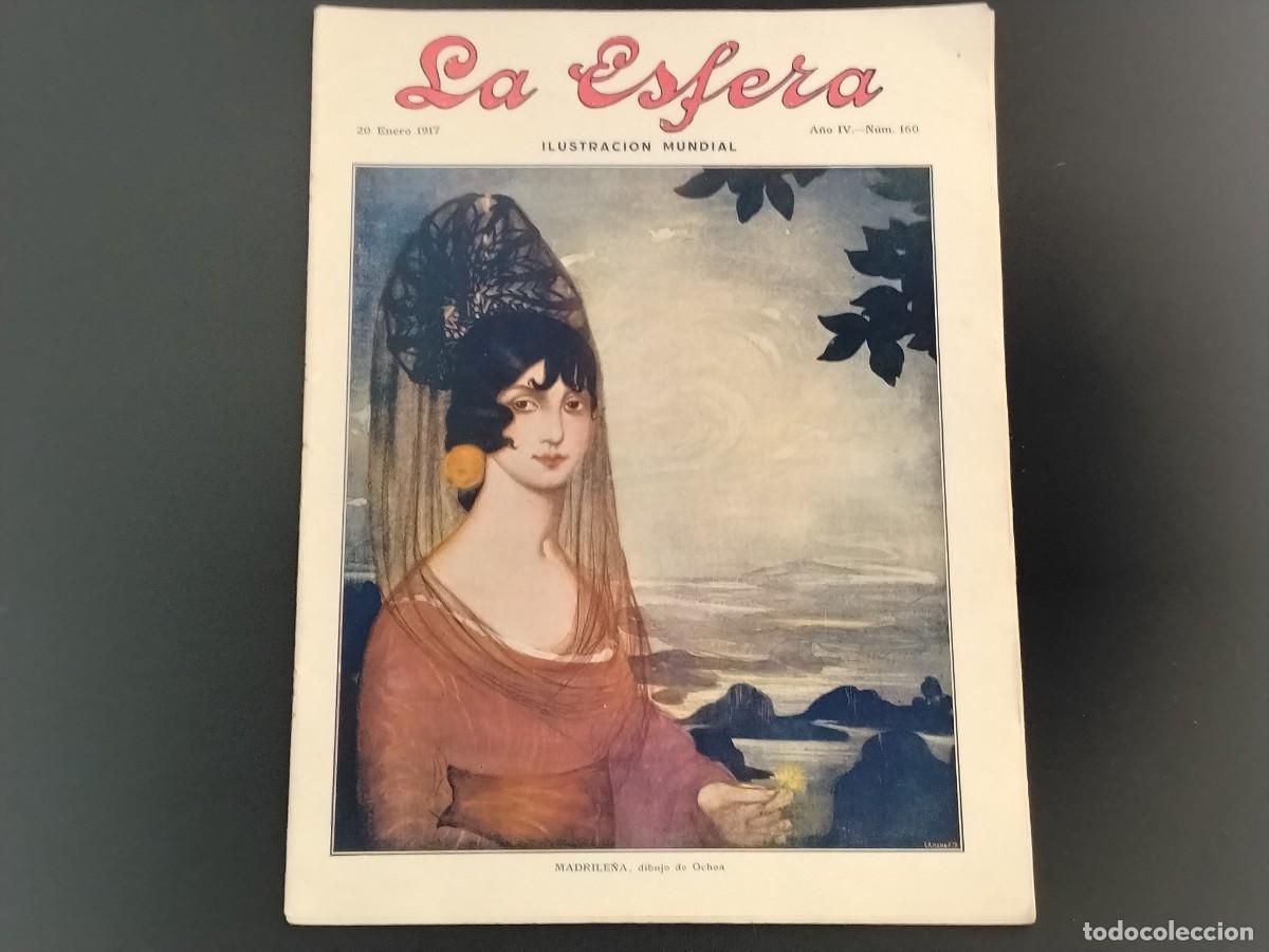 Coleccionismo de revistas y peri&oacute;dicos: REVISTA - LA ESFERA - A&Ntilde;O IV N&ordm;160 - A&Ntilde;O 1917 - ILUSTRACION MUNDIAL MUY ILUSTRADA