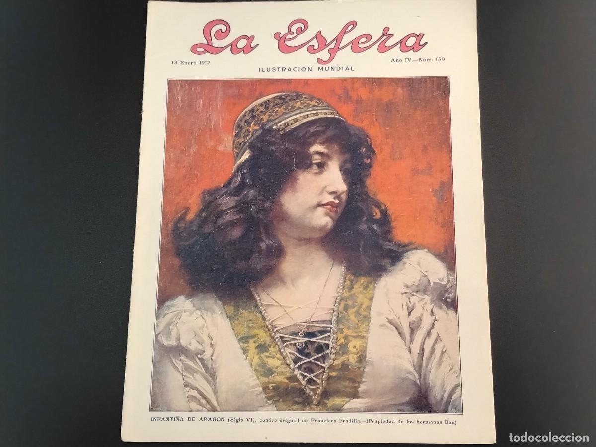 Coleccionismo de revistas y peri&oacute;dicos: REVISTA - LA ESFERA - A&Ntilde;O IV N&ordm;159 - A&Ntilde;O 1917 - ILUSTRACION MUNDIAL MUY ILUSTRADA