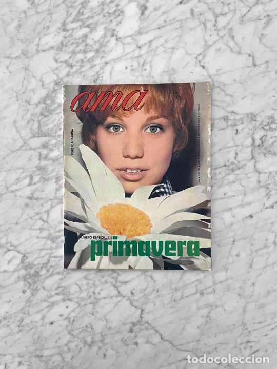 Coleccionismo de revistas y peri&oacute;dicos: AMA - 1970 - MARIBEL MARTIN, SOFIA, ANDRE COURREGES, LUIS AGUILE, KARINA, MIKAELA, AUDREY HEPBURN