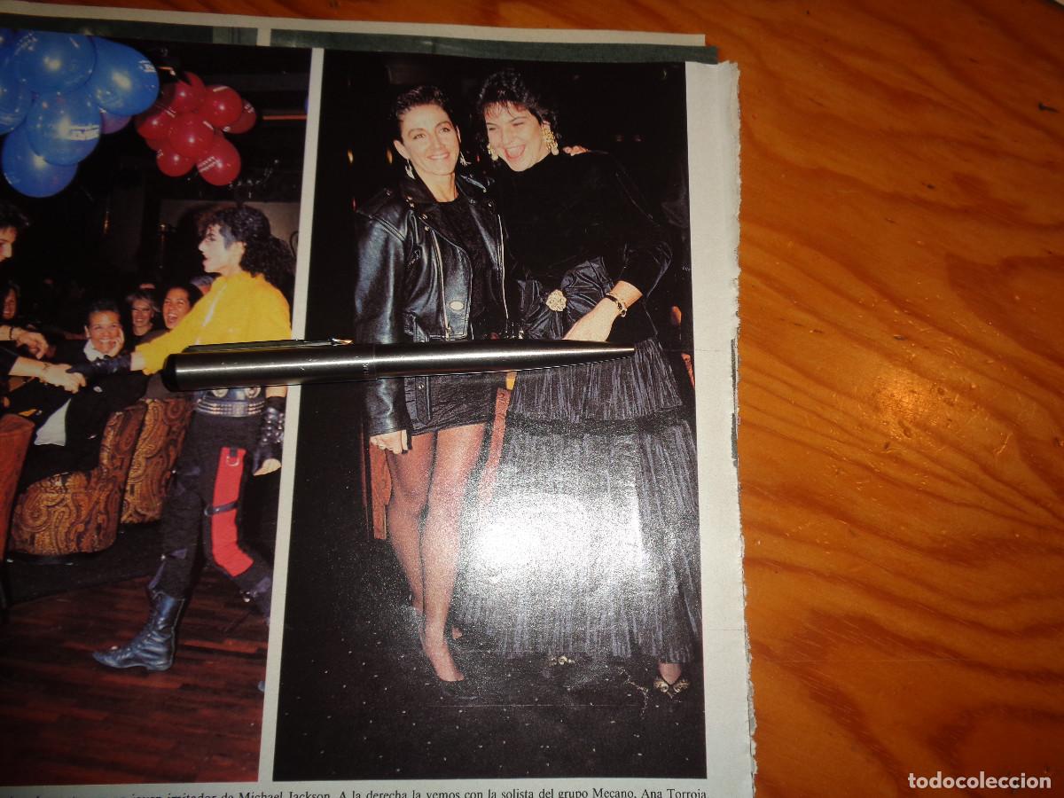 Coleccionismo de revistas y peri&oacute;dicos: RECORTE : ANA TORROJA Y ARANTXA SANCHEZ VICARIO. SEMANA, ENERO 1990
