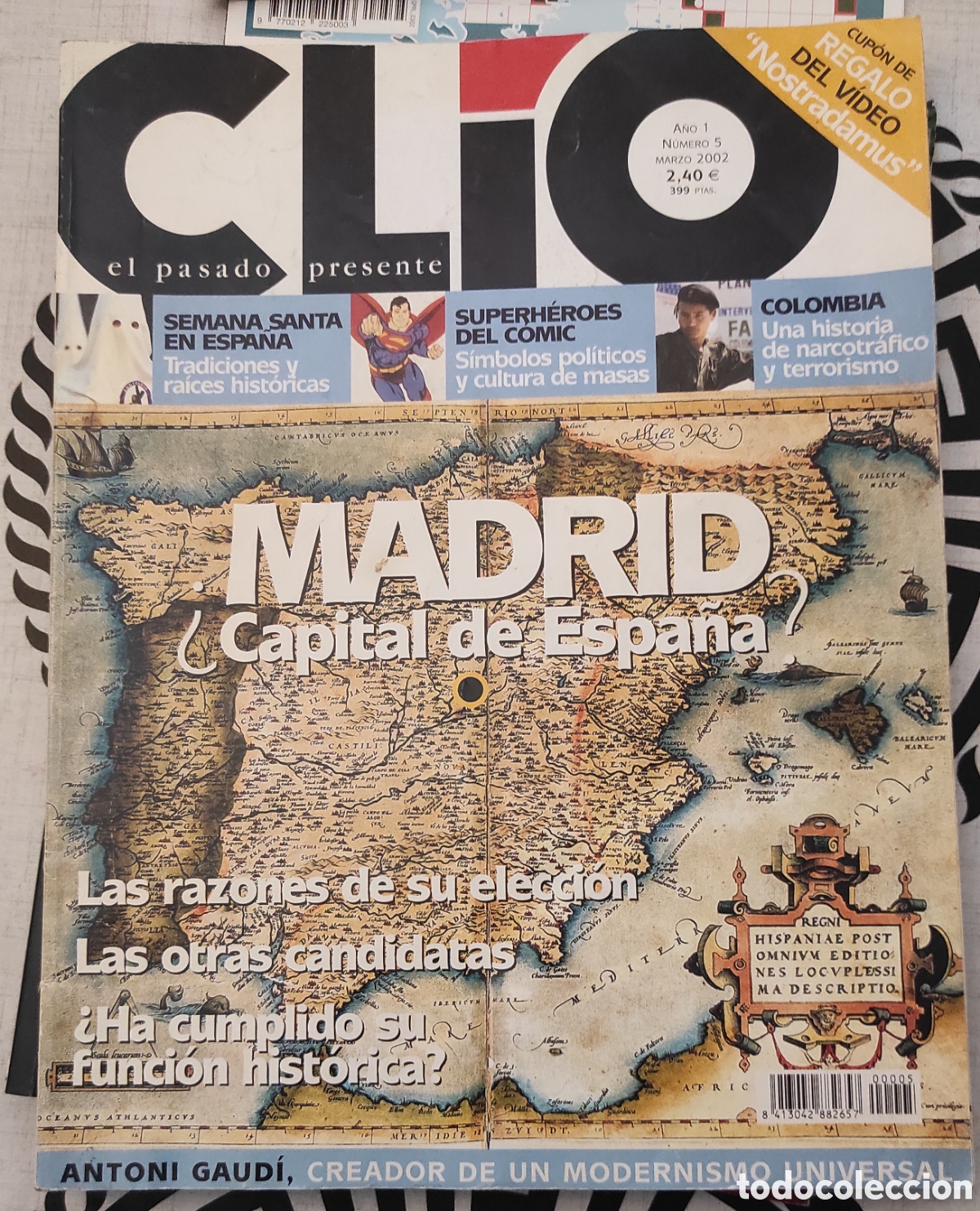 Coleccionismo de revistas y peri&oacute;dicos: Clio. N&deg; 5. A&ntilde;o I. Marzo 2002.