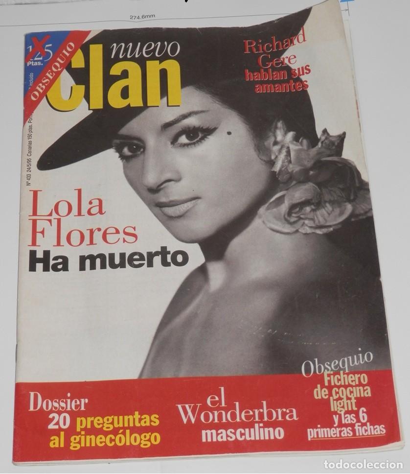 Coleccionismo de revistas y peri&oacute;dicos: REVISTA NUEVO CLAN - PORTADA LOLA FLORES