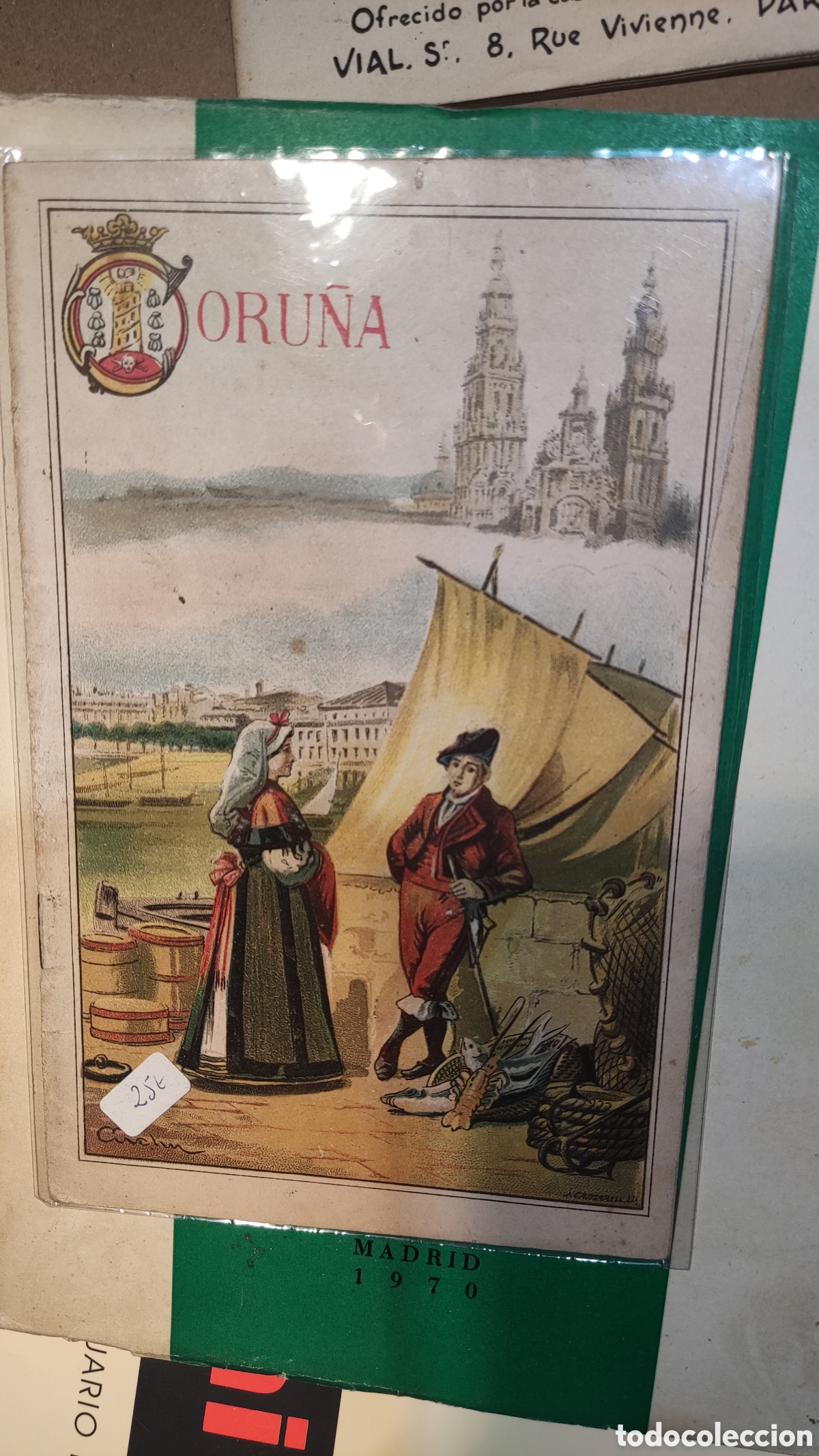 Coleccionismo de revistas y peri&oacute;dicos: Coru&ntilde;a geograf&iacute;a popular espa&ntilde;ola de bastinos