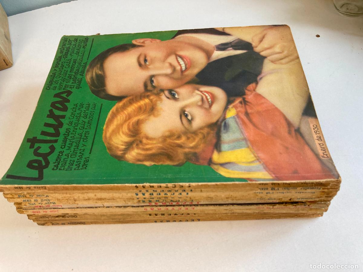 Coleccionismo de revistas y peri&oacute;dicos: LECTURAS A&Ntilde;O 1930 COMPLETO, TODAS FOTOGRAFIADAS