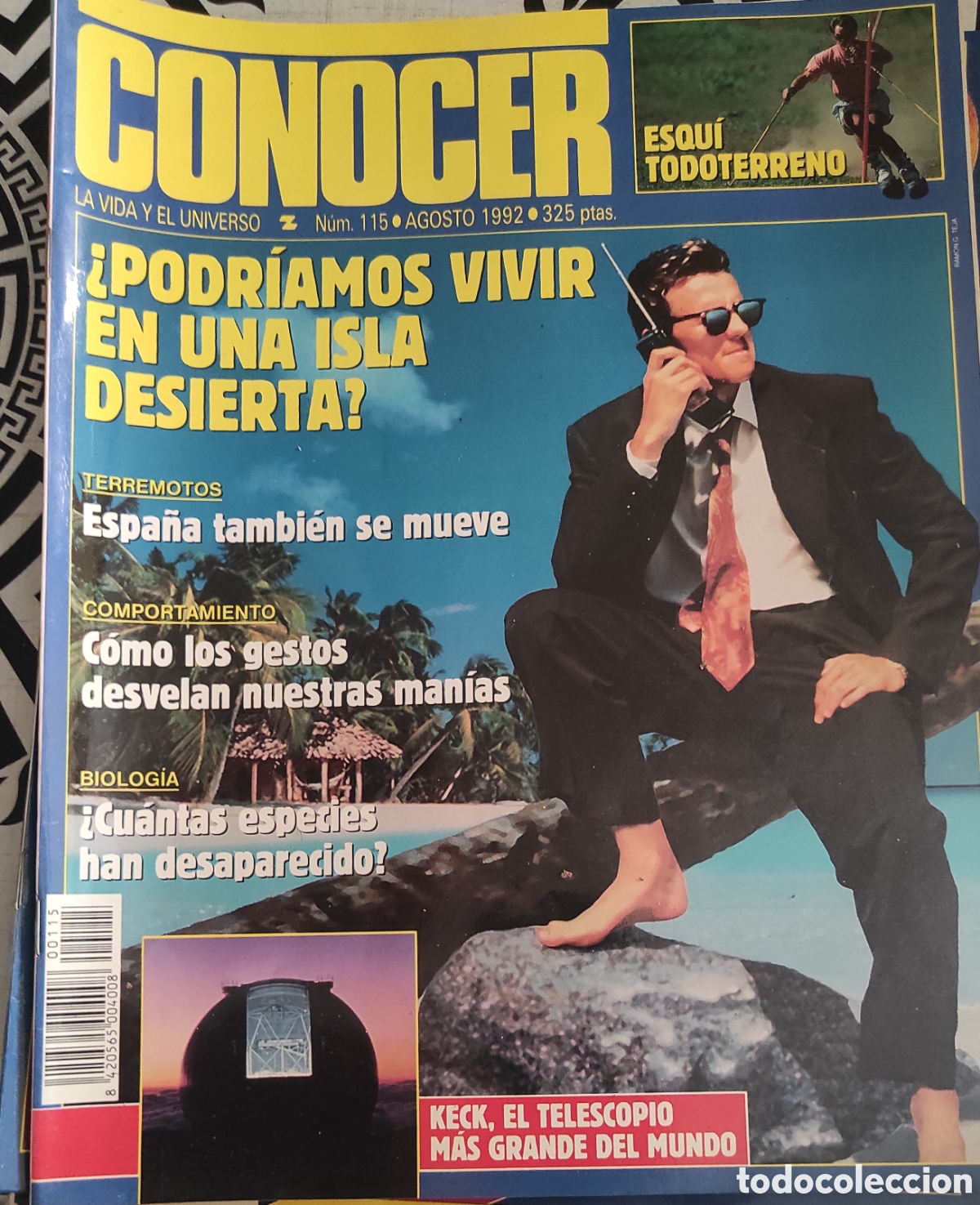 Coleccionismo de revistas y peri&oacute;dicos: Conocer. N&deg; 115. Agosto 1992.