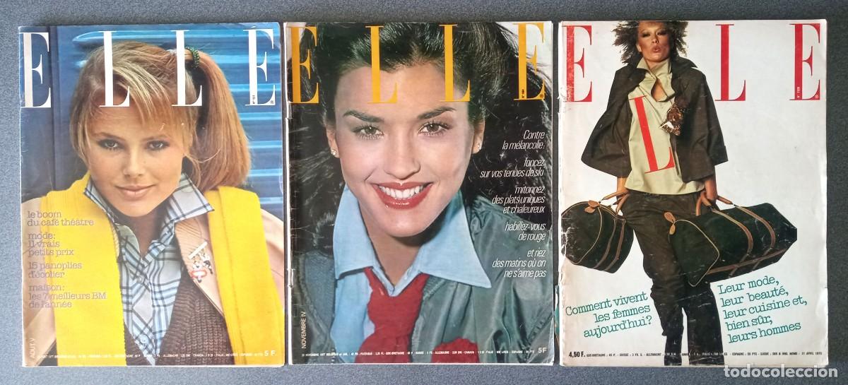 Coleccionismo de revistas y peri&oacute;dicos: Lote revistas Elle a&ntilde;os 70