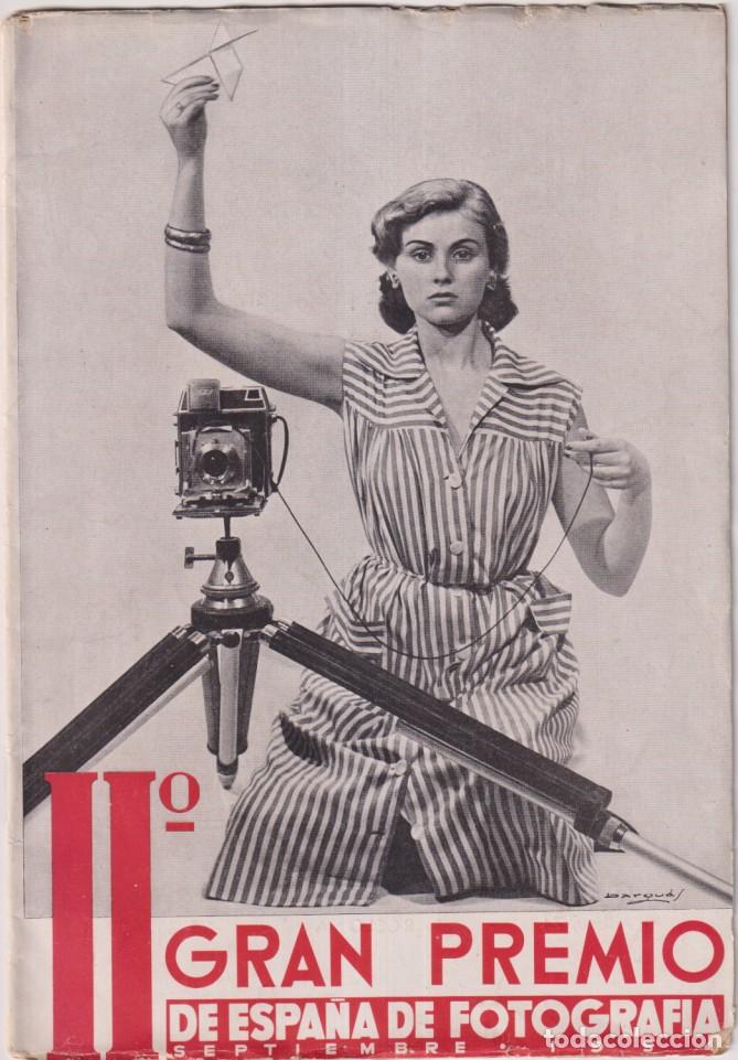 Coleccionismo de revistas y peri&oacute;dicos: II&ordm; Gran Premio de Espa&ntilde;a de Fotograf&iacute;a. Septiembre 1955. (25x17.5 cm.) 28 p&aacute;ginas