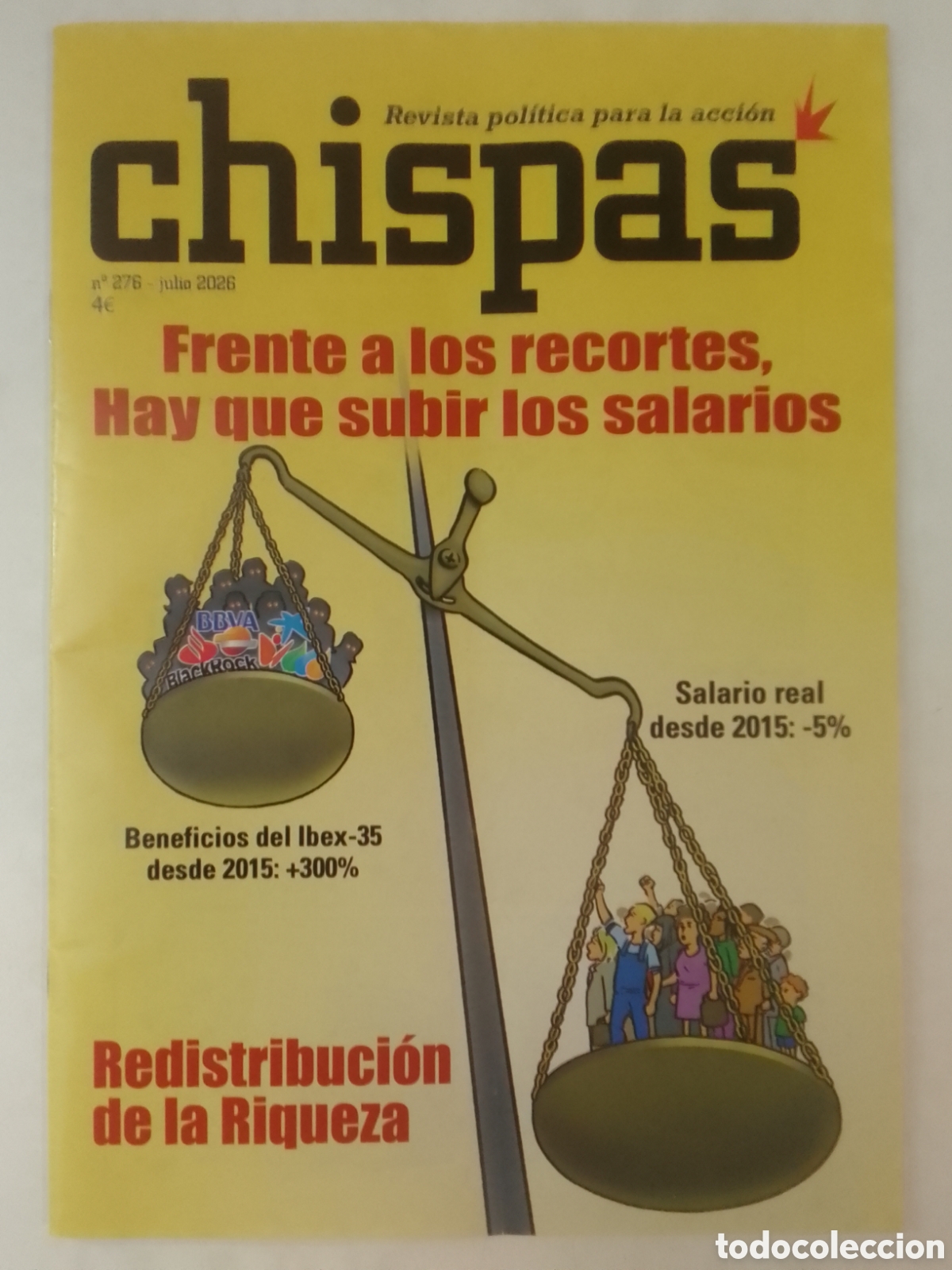 Coleccionismo de revistas y peri&oacute;dicos: Revista pol&iacute;tica para la acci&oacute;n chispas n&deg; 276.