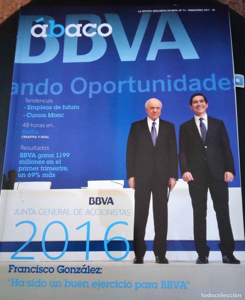 Coleccionismo de revistas y peri&oacute;dicos: &Aacute;BACO REVISTA EXCLUSIVA DE BBVA N.73 PRIMAVERA 2017