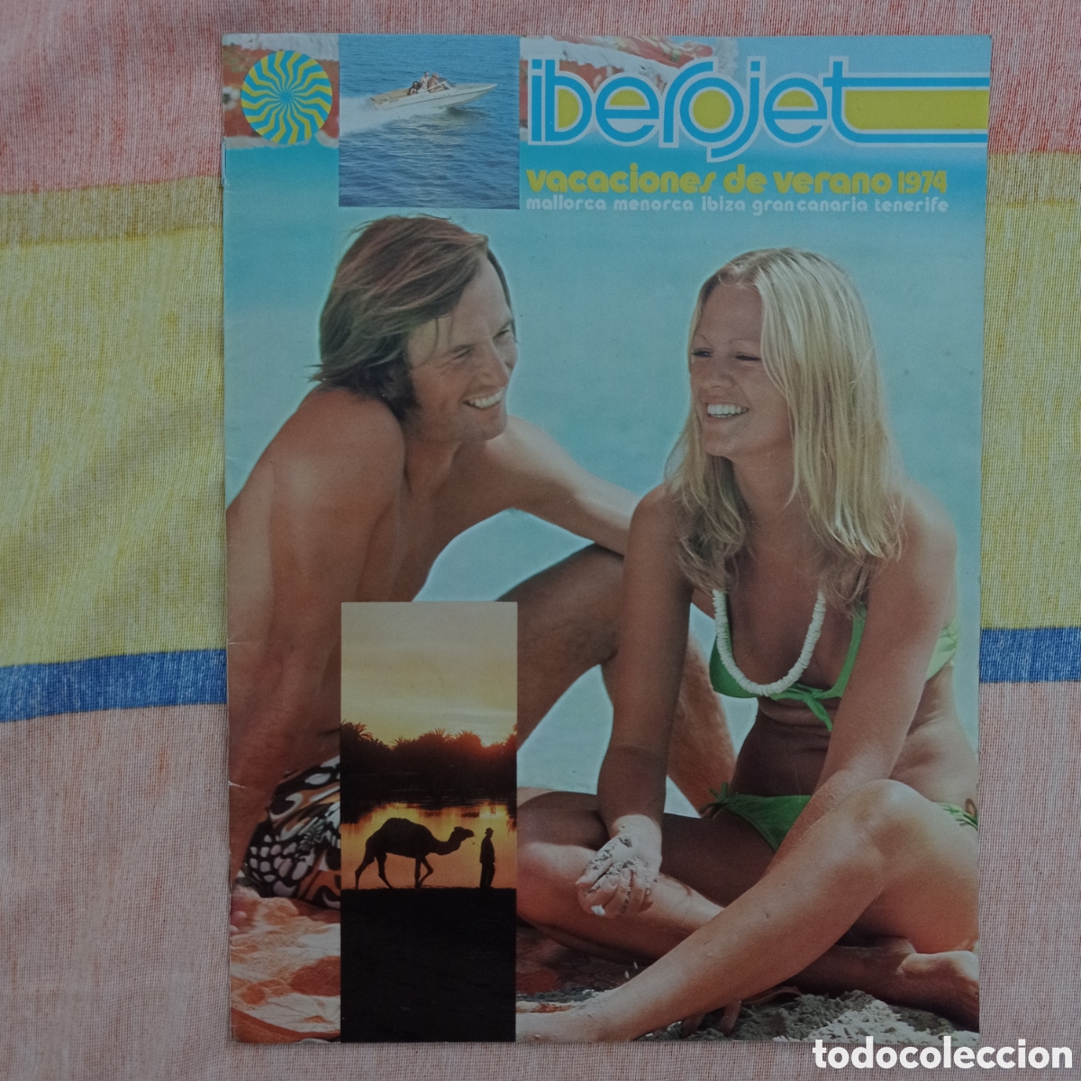 Coleccionismo de revistas y peri&oacute;dicos: IBEROJET, VERANO 1974. BALEARES Y CANARIAS