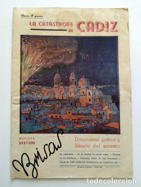 Collection Magazines and Newspapers: Revista gaditana Brisas. La cat&aacute;strofe de C&aacute;diz. Tipograf&iacute;a salesiana. C&aacute;diz, 1947