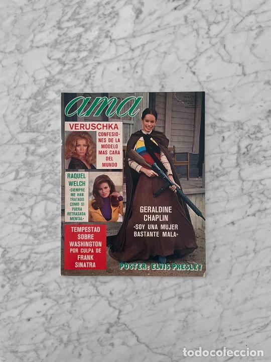 Coleccionismo de revistas y peri&oacute;dicos: AMA - 1973 - RAQUEL WELCH, ANGELA MOLINA, VERUSCHKA, ELVIS PRESLEY, JEANETTE, DEWI SUKARNO, GEORDIE