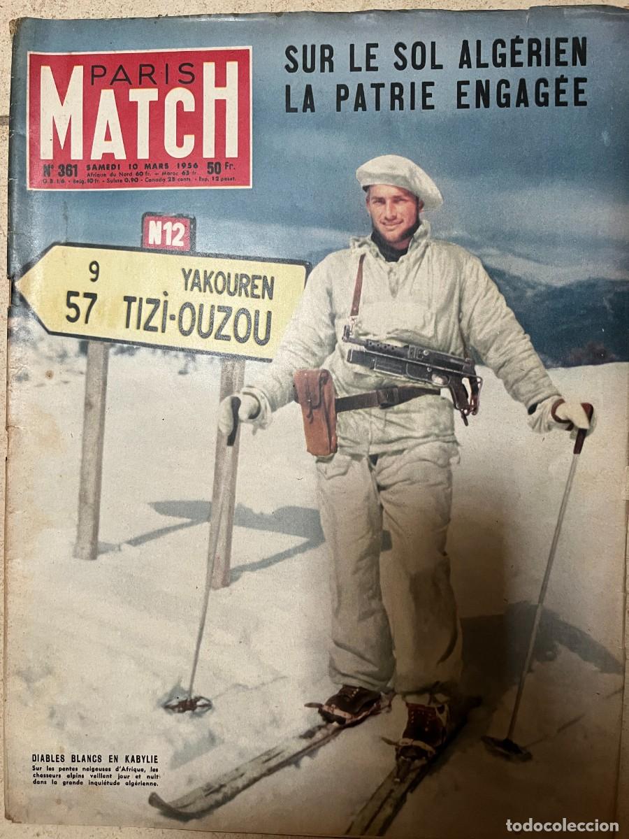 Coleccionismo de revistas y peri&oacute;dicos: Paris Match, n&ordm;361, 10/05/1956 (en franc&eacute;s)