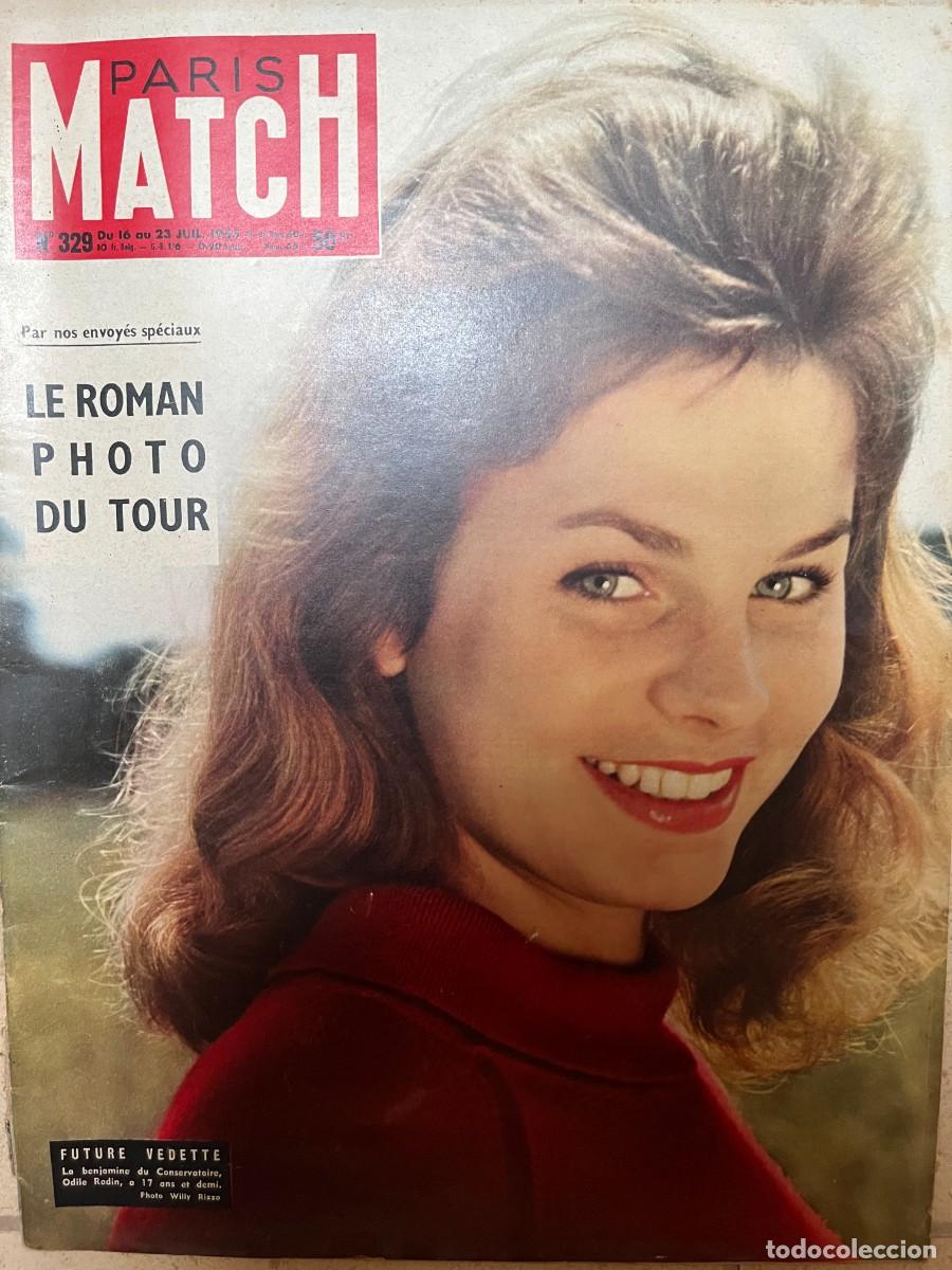 Coleccionismo de revistas y peri&oacute;dicos: Paris Match, n&ordm;329, 23/07/1955 (en franc&eacute;s)