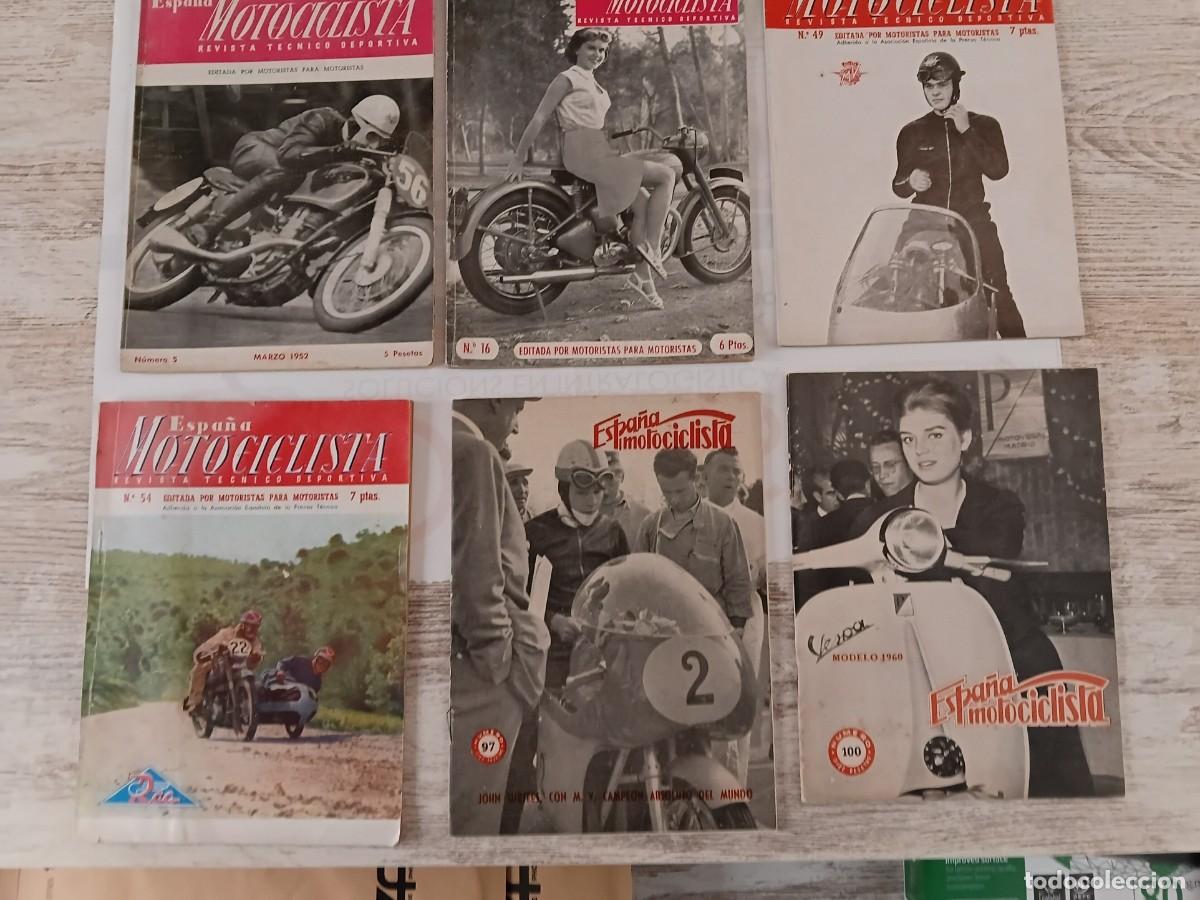 Coleccionismo de revistas y peri&oacute;dicos: Lote 6 revistas Espa&ntilde;a motociclista .