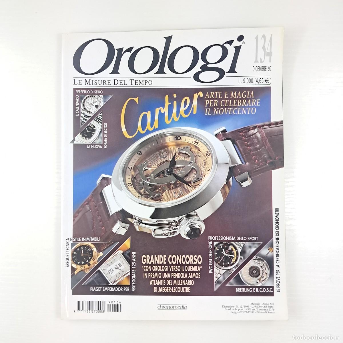 Coleccionismo de revistas y peri&oacute;dicos: Rivista pubblicitaria Orologi - Le misure del Tempo, dicembre 1999
